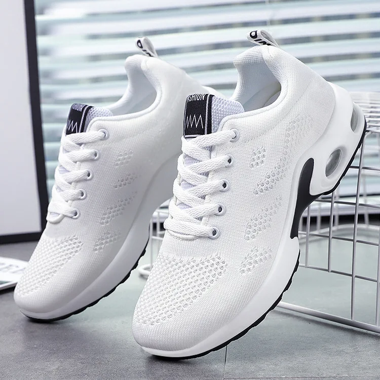 

Women's Breathable Mesh Air Cushion Sneakers, Soft Sole Comfortable Sports Running Shoes, Lightweight Casual Trainers Daily Wear