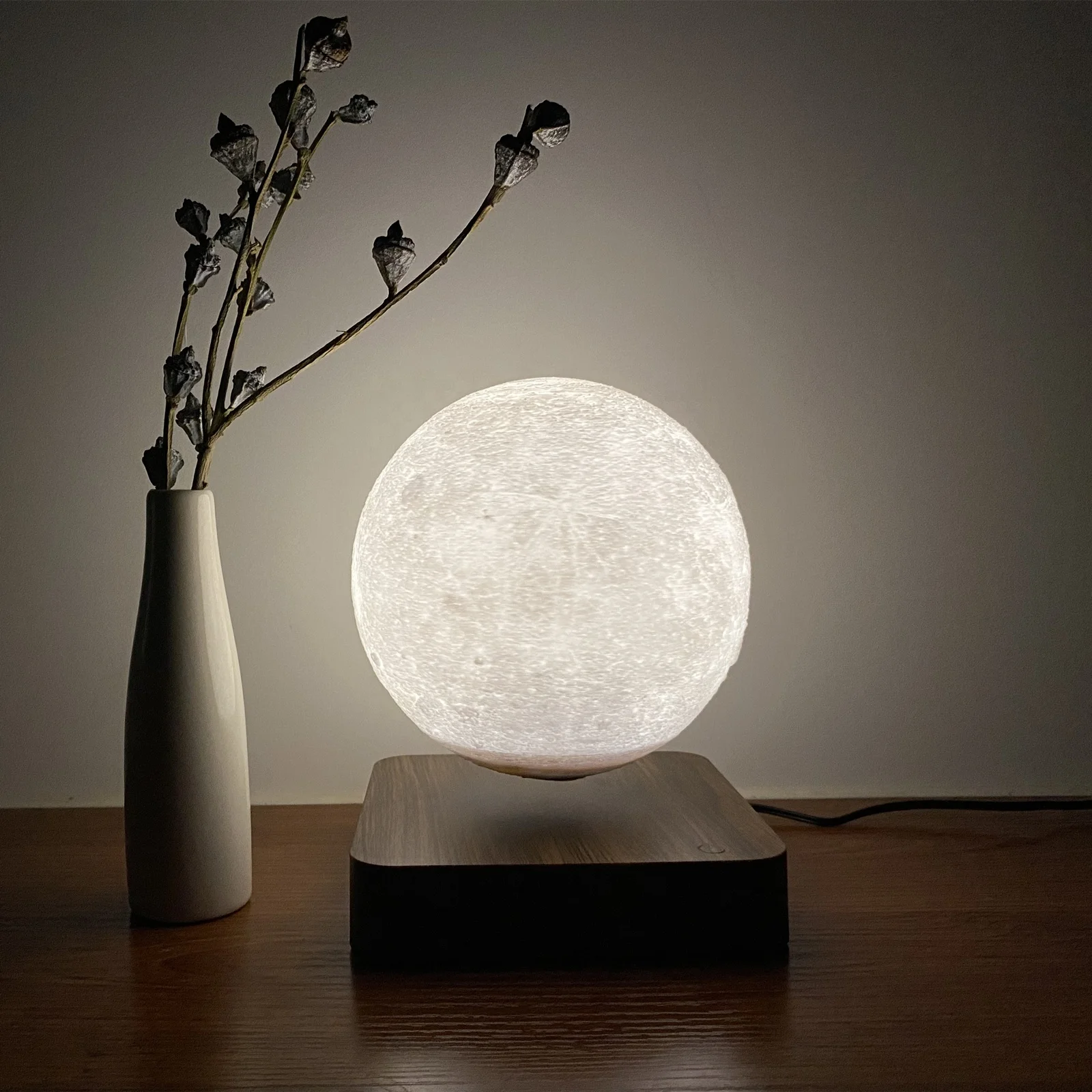 Dropshipping Moon Lights Night Lamps Home Decor Creative Gift Levitating Galaxy Lamp Suspended lamp night light