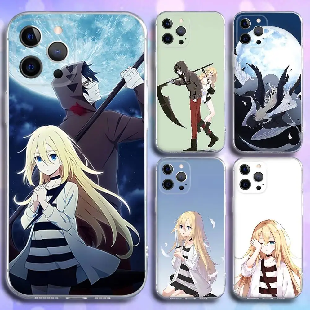 

Anime A-Angel of Death Phone Case For iPhone 17,16,15,14,13,12,11 Pro,Max,Plus,X,XS,XR,SE4,E Mini Transparent Soft Cover