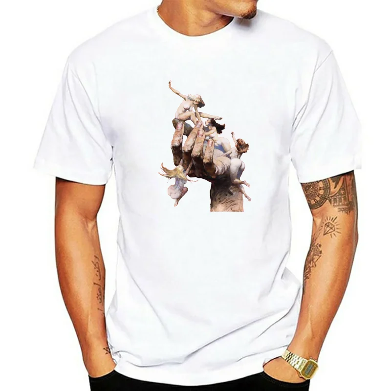 Man Frank Frazetta T-Shirt Cool Tennis Cycling(1)