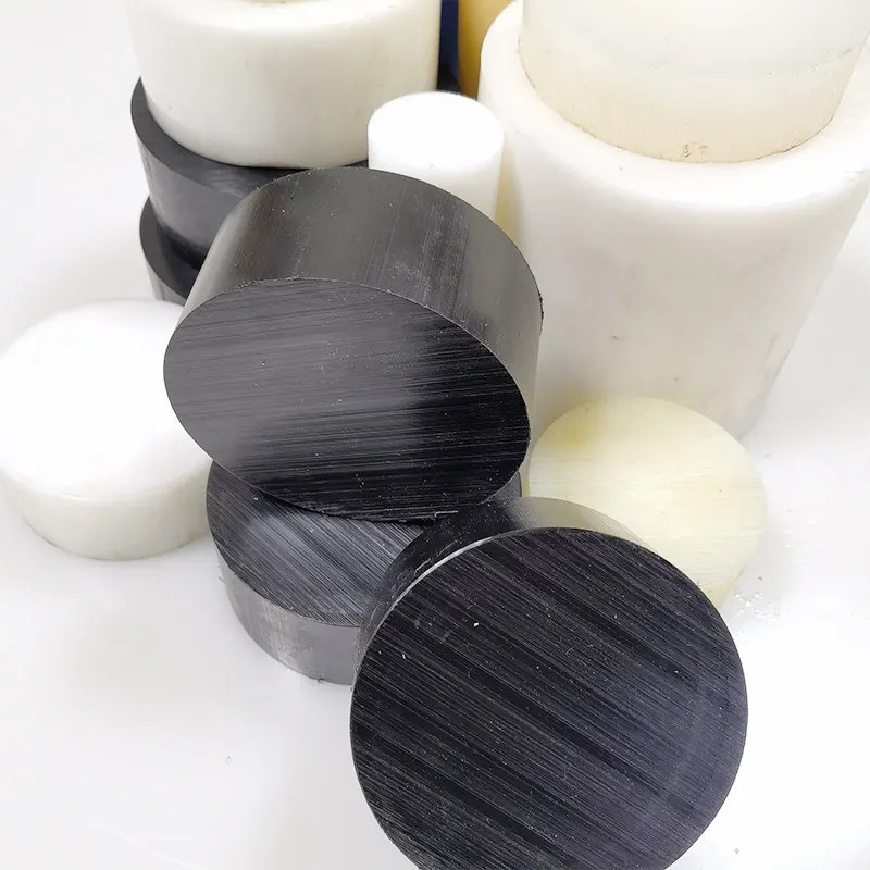 White Black POM Rod length 50mm Round Rod Plastic Steel Polyoxymethylene Rod Diameter: 20-220mm Customized Processing