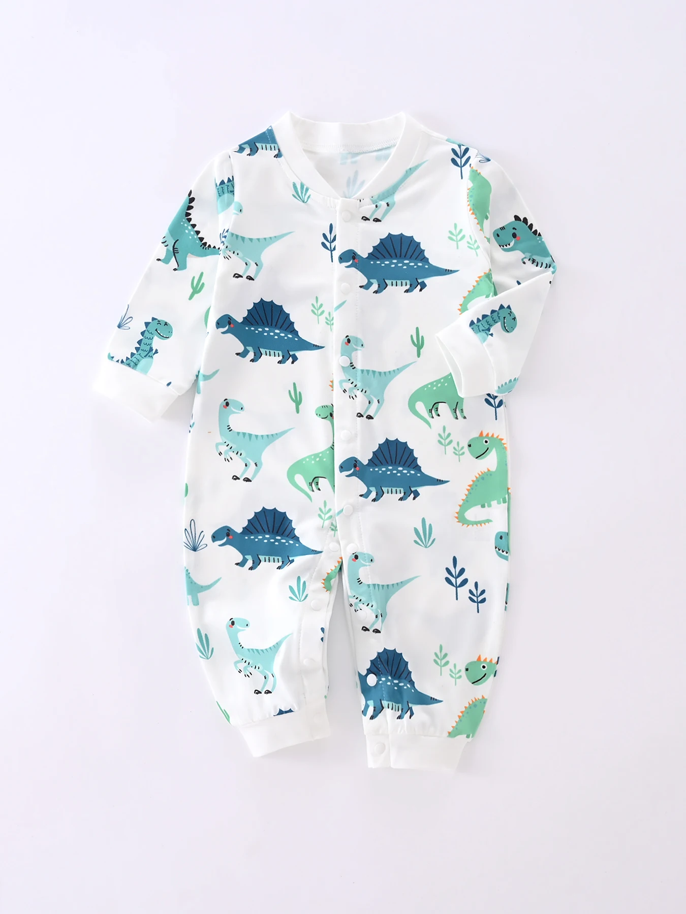 

Somenie Baby Cotton Bodysuits Comfortable Long Sleeve Cute crushed flower Onesie Boys Girls Jumpsuit For Four Season 3-6-9-12M