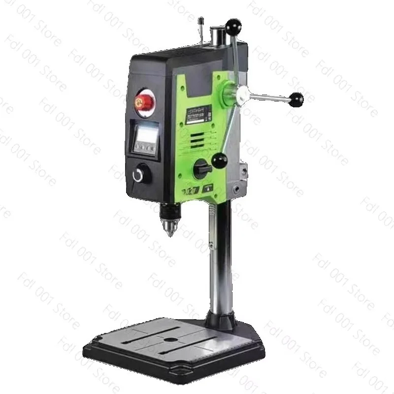 Digital High-Precision Bench Drill 220V Small Household Milling Machine Multifunctional with Large Stroke of 90mm for Drilling