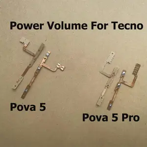 Bilashmart Tecno Pova 5 Pro Power On / Off Switch Button Volume Key Button Flex Cable