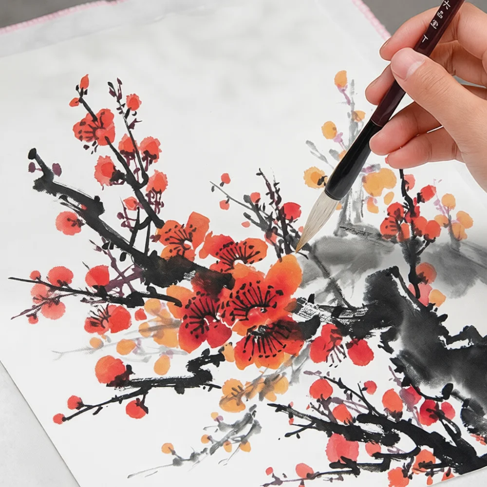 Professional Chinese Rice Paper For Calligraphy Painting Yuanhao Thick Art Sheets Ink Writing Craft Paper Drawing Supplies Set