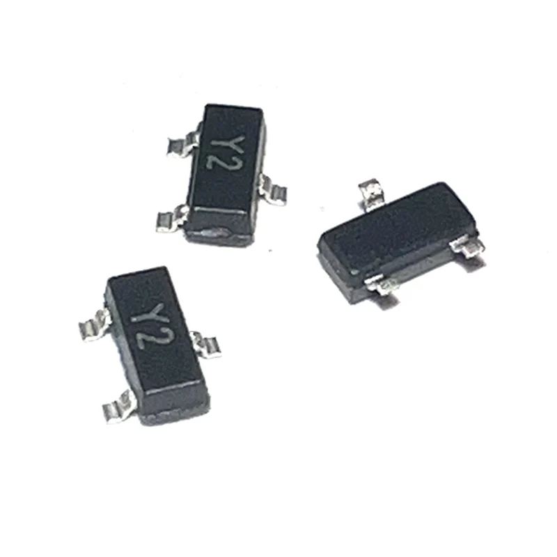 100pcs SMD Transistor S8050/S8550 Package SOT23 Printing J3Y/2TY  SS8050 SS8550 Y1/Y2 SOT-23