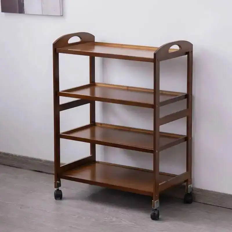Chair Drawer Trolley Salon Accessories Professional Hairdresser Hairdressing Cabinet Beauty Drawers Cosmetic Wheels Gold Trolley