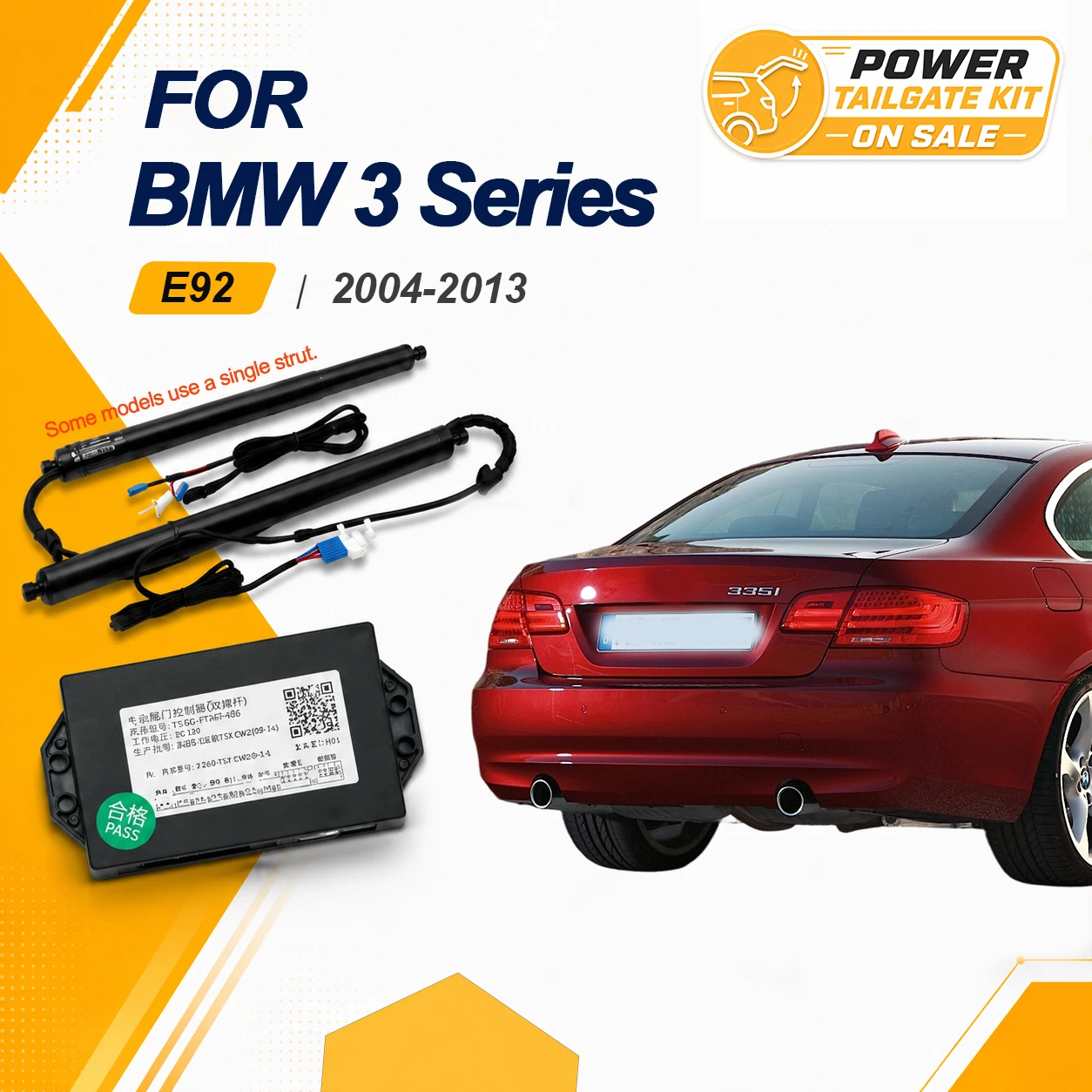 For BMW 3 Series E92 2-door coupé 2004-2013 Car Power Trunk Lift Electric Hatch Tailgate Tail Gate Strut Auto Rear Door Actuator