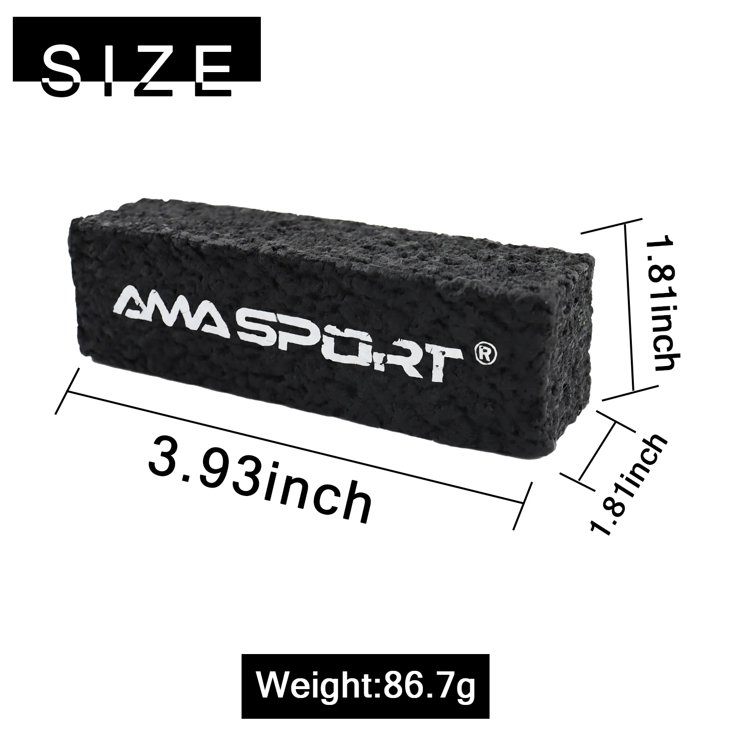 AMASPORT Pickleball Paddle Eraser Carbon Fiber Cleaner Safe Paddle Dust Dirt Remover Tools Scratches Cleaner Eraser