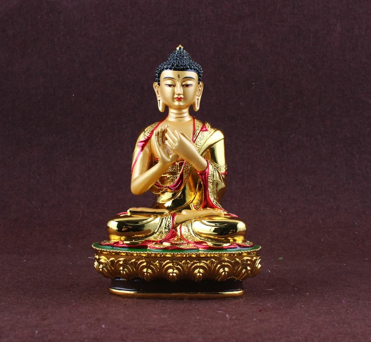 

Resin, three treasures Buddha, five sided Buddha, pilujana Buddha, great sun Tathagata, gilded, five wisdom Tathagata