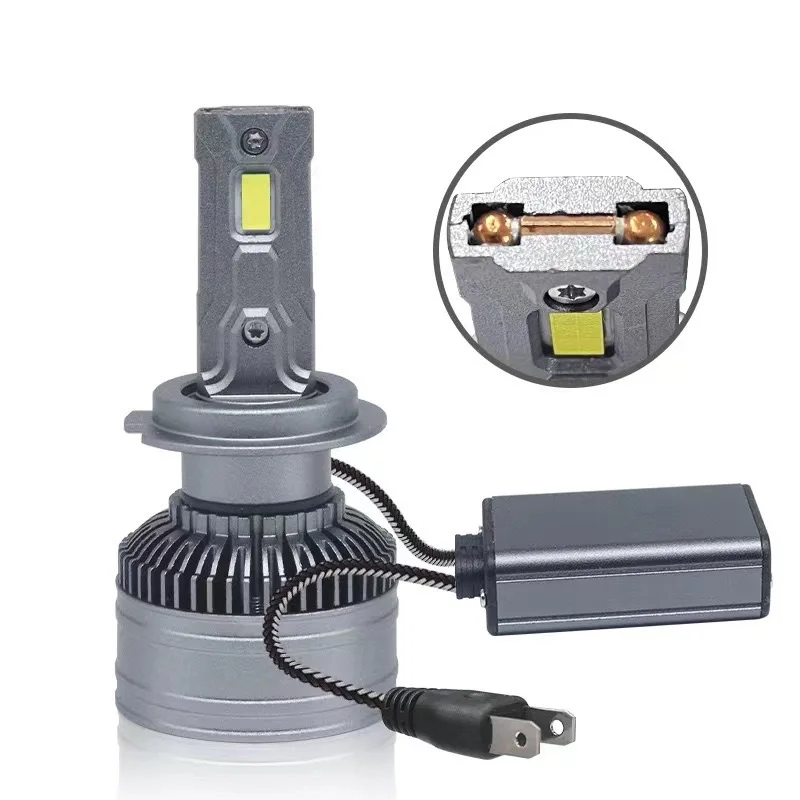 LED R15 Car Headlight 16000LM 6500K H4 H1 H3 H11 H8 H9 H11 9005 HB3 9006 HB4 Car Fog Light Driving Running Headlamp LED 65W 12V