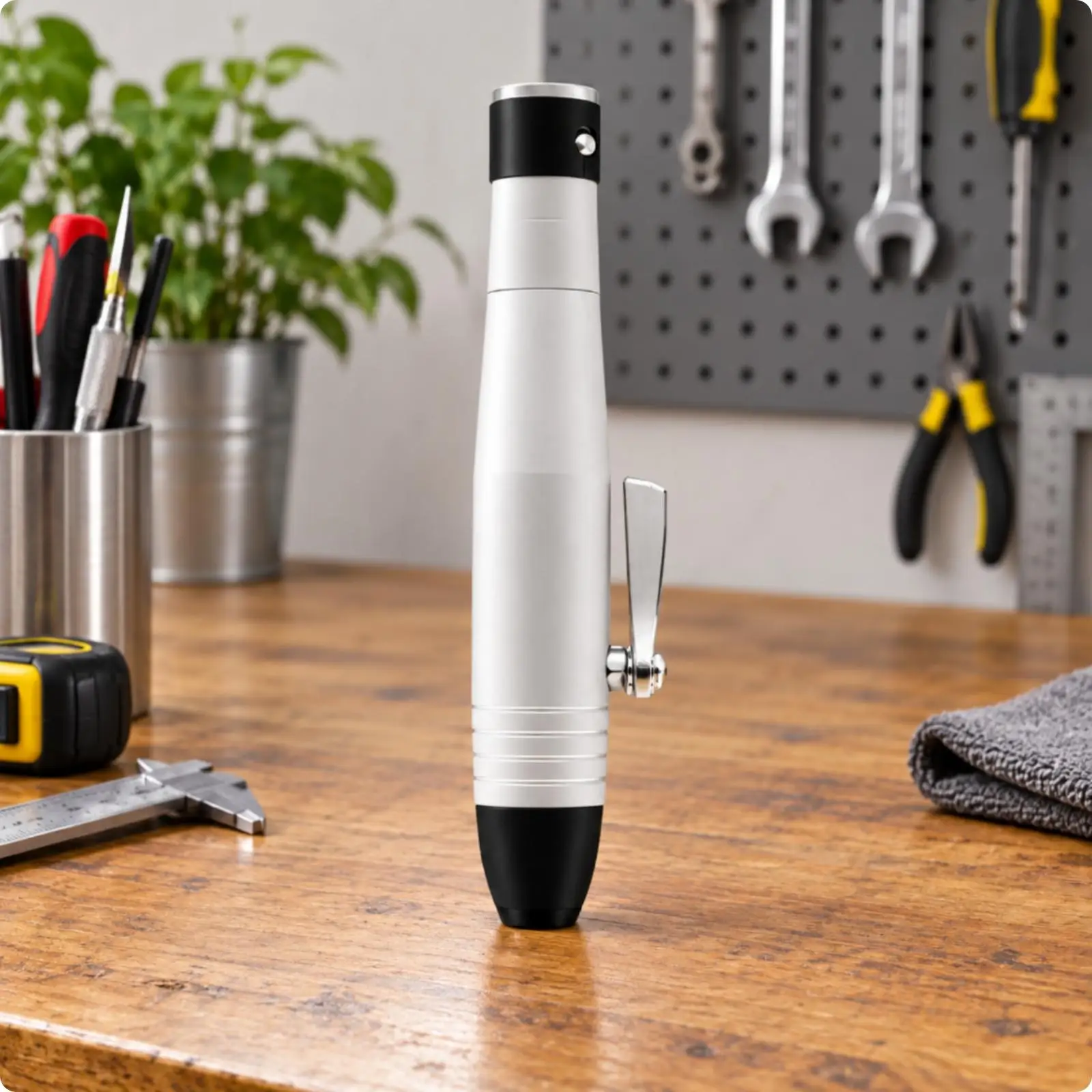Electric Grinder Handle for Rotary Tool T30 Fine Tip Metal Hanging Handpiece with 2.35mm Chuck for Jewelry Crimping Tool and