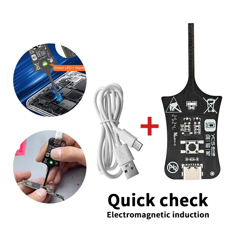 

YCS Y-001 Motherboard Coil Tester Inductor Detector Tool for Repair Electromagnetic Induction Quick Fault Check