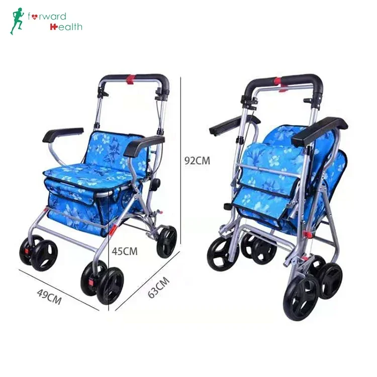 Mini portable foldable two tier shopping stroller coin lock with 4 wheels folding shopping trolley replacement wheels