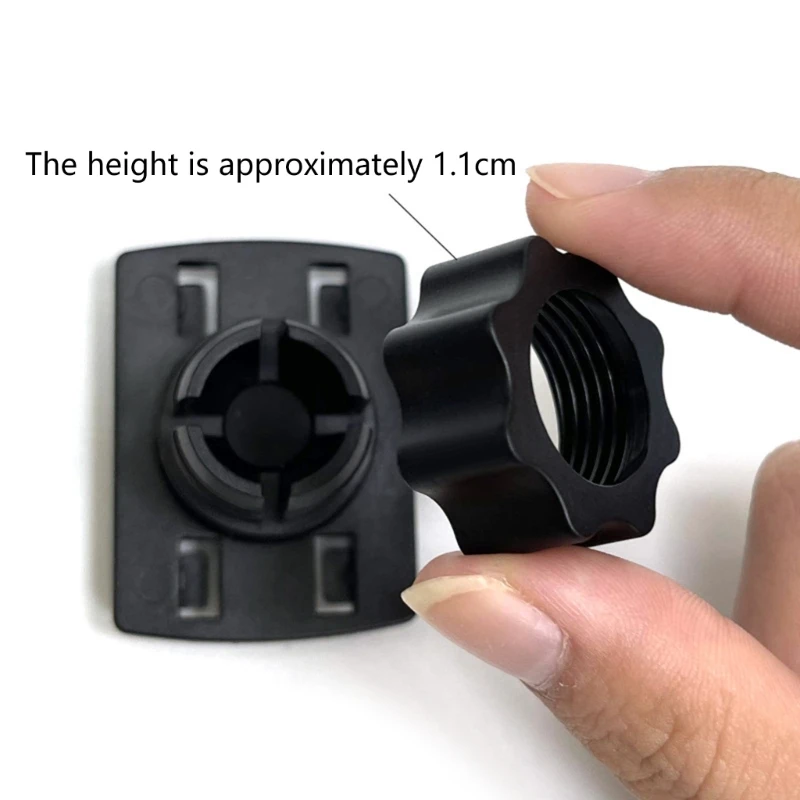 K0EA محول بلاستيكي مستدير 17 ملم إلى 4 إبزيم لتحويل الشواحن اللاسلكية #3