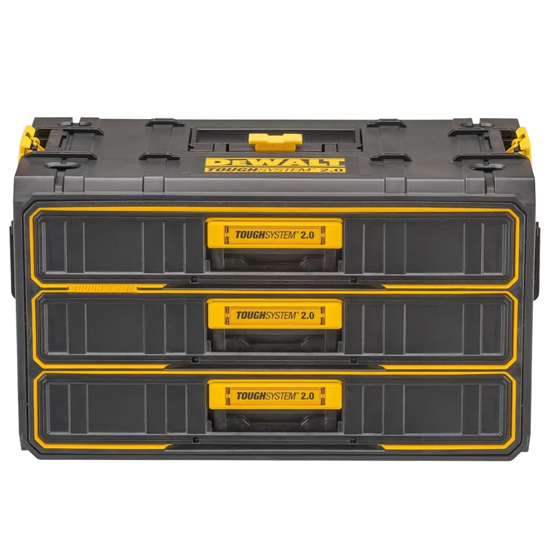 Imagem -02 - Caixa de Ferramentas Dewalt Quick-close Ball-bearing Metal Slides Toughsystem 2.0 Unidade de Gavetas Armazenamento Pesado Dwst08330