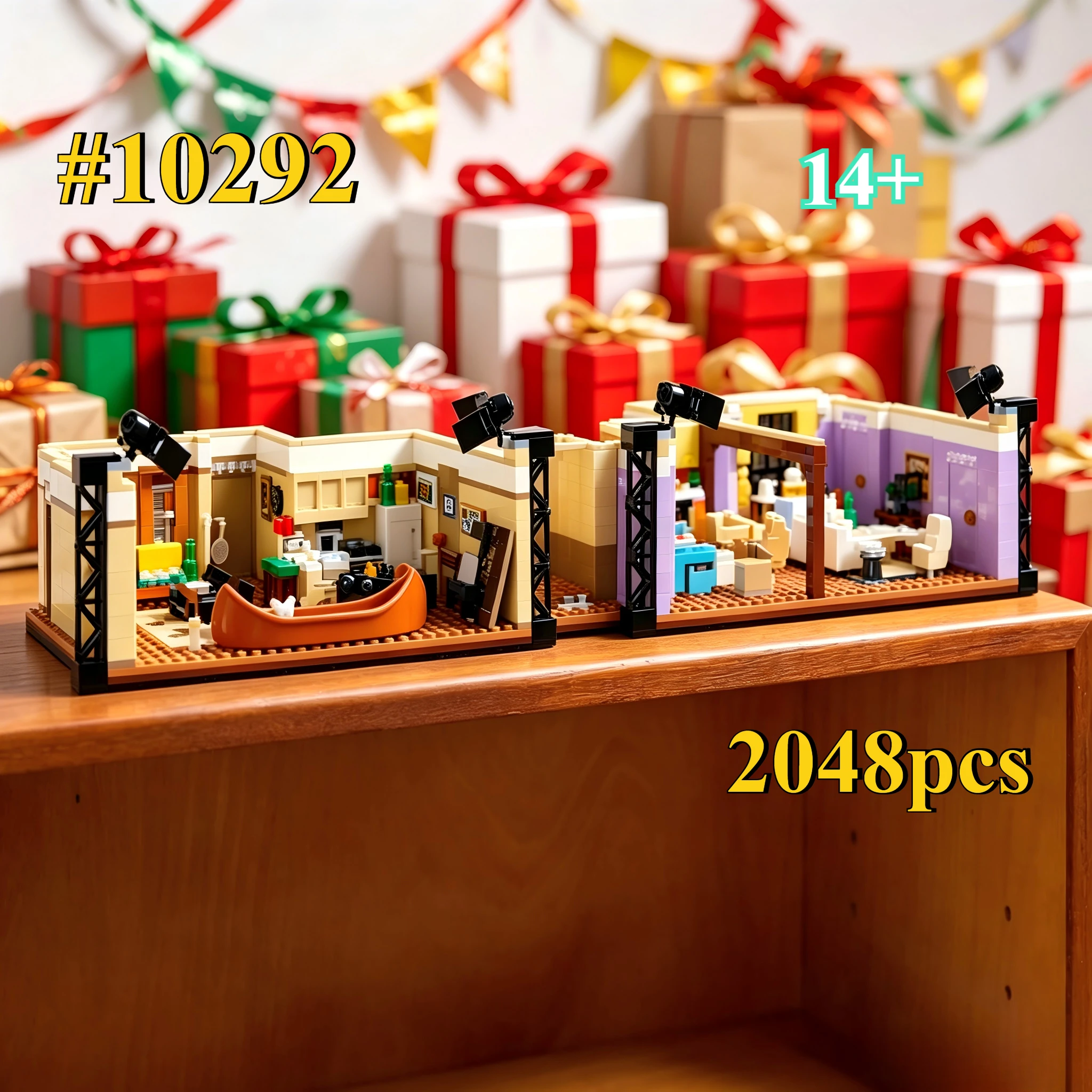 

Apartment with Corridor 10292 Building Blocks Sets Suitable for Birthday Gifts Compatible with Legoed Particles ，2048pcs.