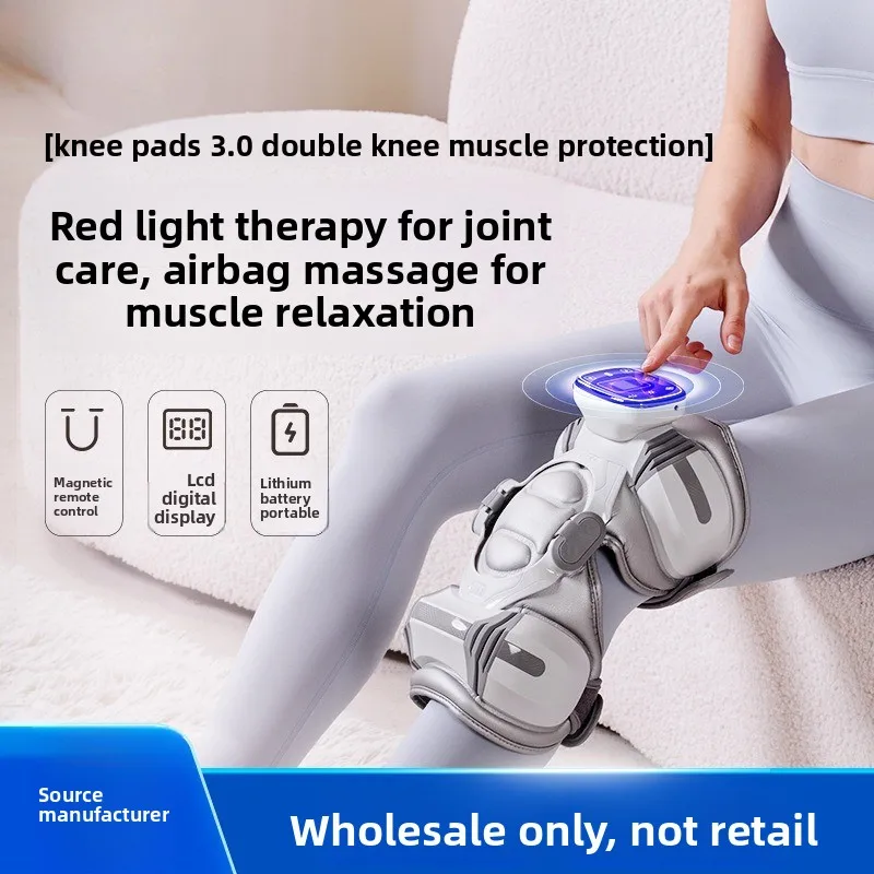 Lithium Battery Knee Massager Electric Heating Physiotherapy Hot Compress Joints Old Cold Legs Warm Knee Pads Shoulder Pads