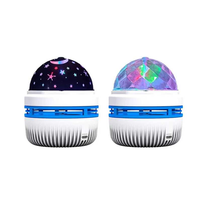 Mini Magic Ball Starry Sky Projection Light Bedside Lamp Christmas Gifts USB Christmas Night Light Stage Effect Birthday Party