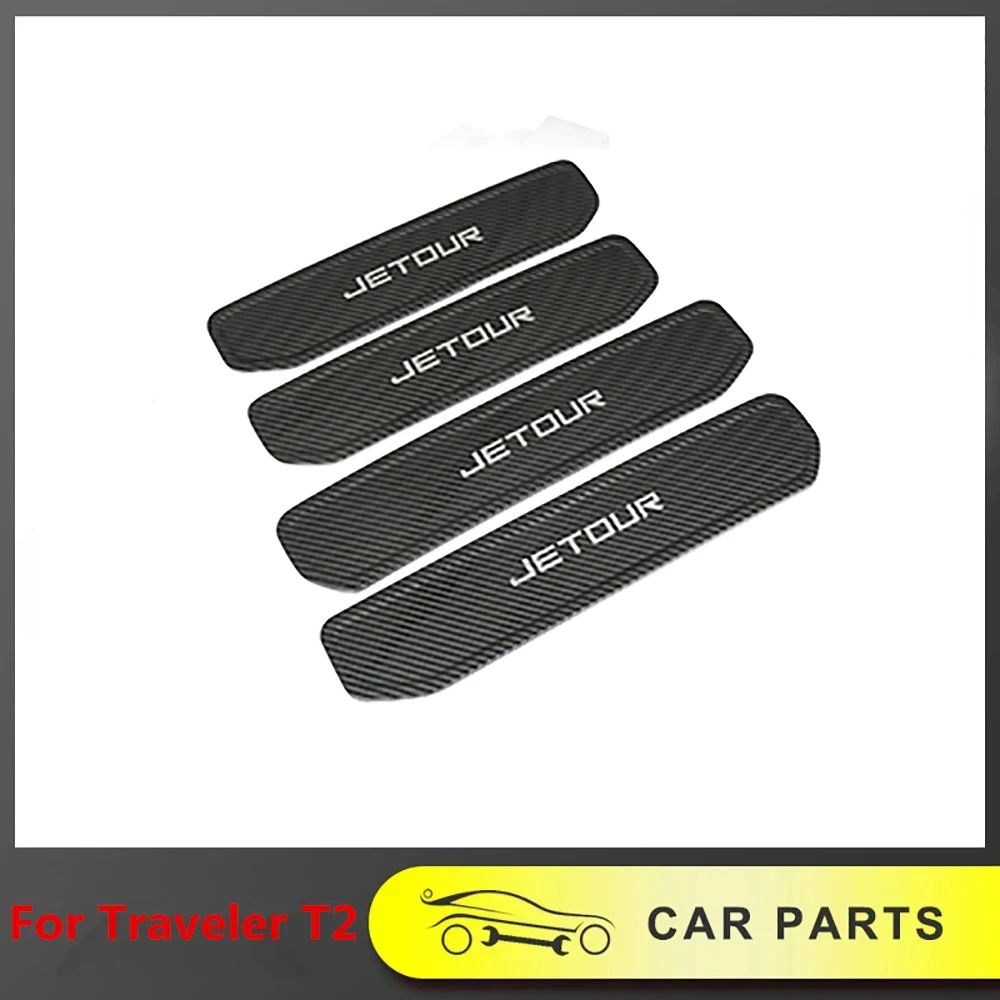 Fit for Chery Jetour Traveler T2 Car Door Panel Handle Cover Plate Storage Decorative Patch Stainless Stee Interior Modificatio