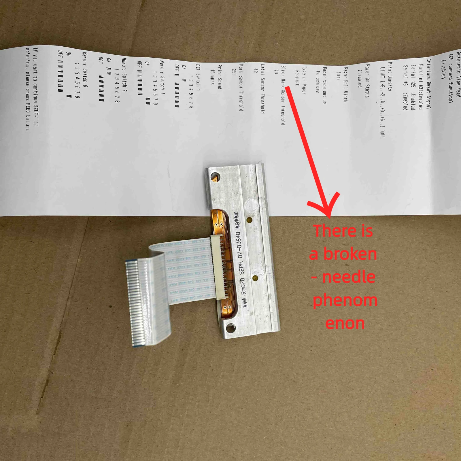 

1108266 Thermal Printhead Fits For Epson z5400 L90P 165C TM-L90 MODEL-M165B