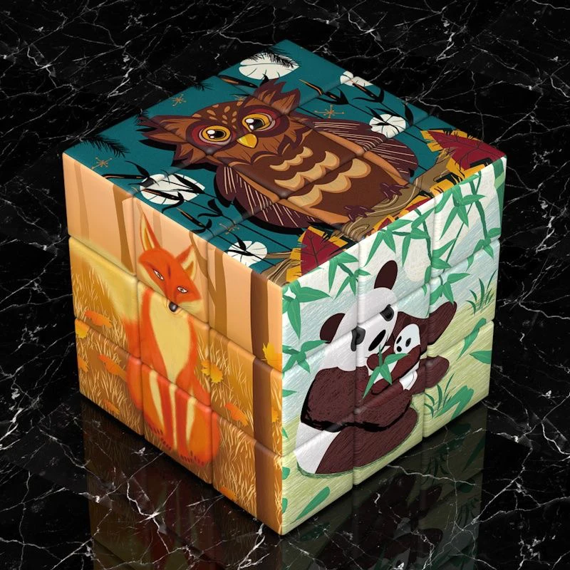 3x3x3 Puzzle Magico Cubo 3x3 Cube Magic Cube 5.6cm Twisty Puzzle Cube Toy For Kids Children Removable Magic Cube