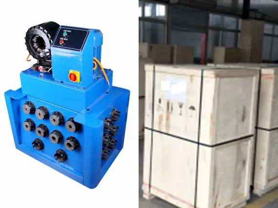 Mobile With Quick Change Tool Hydraulic Press Hose Crimping Machine