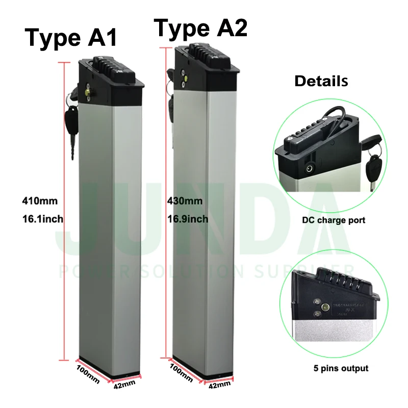 Folding ebike Battery 48v 10.4ah 12.8ah 14ah 17.5ah 36v 8ah 13ah Folding Built-in Electric Bike Batteries