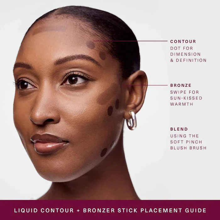 สติ๊กบรอนเซอร์คอนทัวร์หน้า มัลติฟังก์ชั่น ไฮไลท์เตอร์ บลัชออน ครีมคอนซีลเลอร์ ﻿