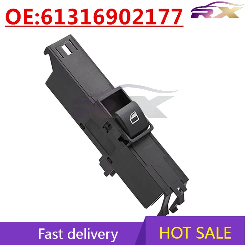 

OEM:61316902177 Suitable For BMW 3 Series Automotive Powered Windows Glass Lifter Single Push Switch