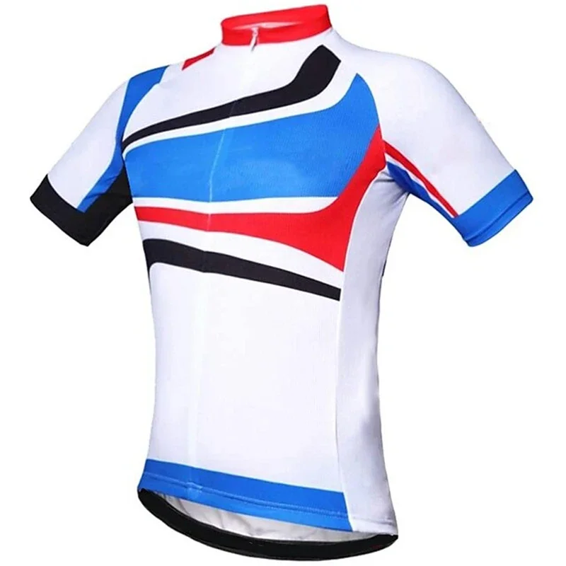 New Slim Top MTB Bicycle Quick-drying Short Sleeve Men's Cycling Riding Apparel Bike Clothing Cycling Jersey Best Quality Shirts