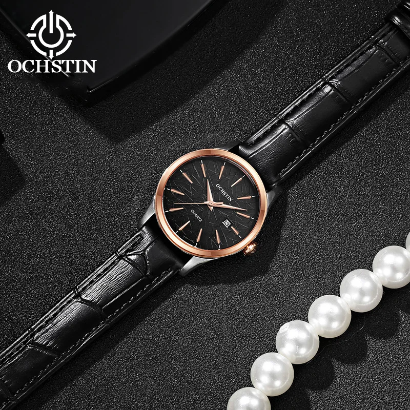 OCHSTINParangon Perfect Series Small and Fresh Automatic Quartz Movement Waterproof Watch 2024 New Women's Quartz Watch