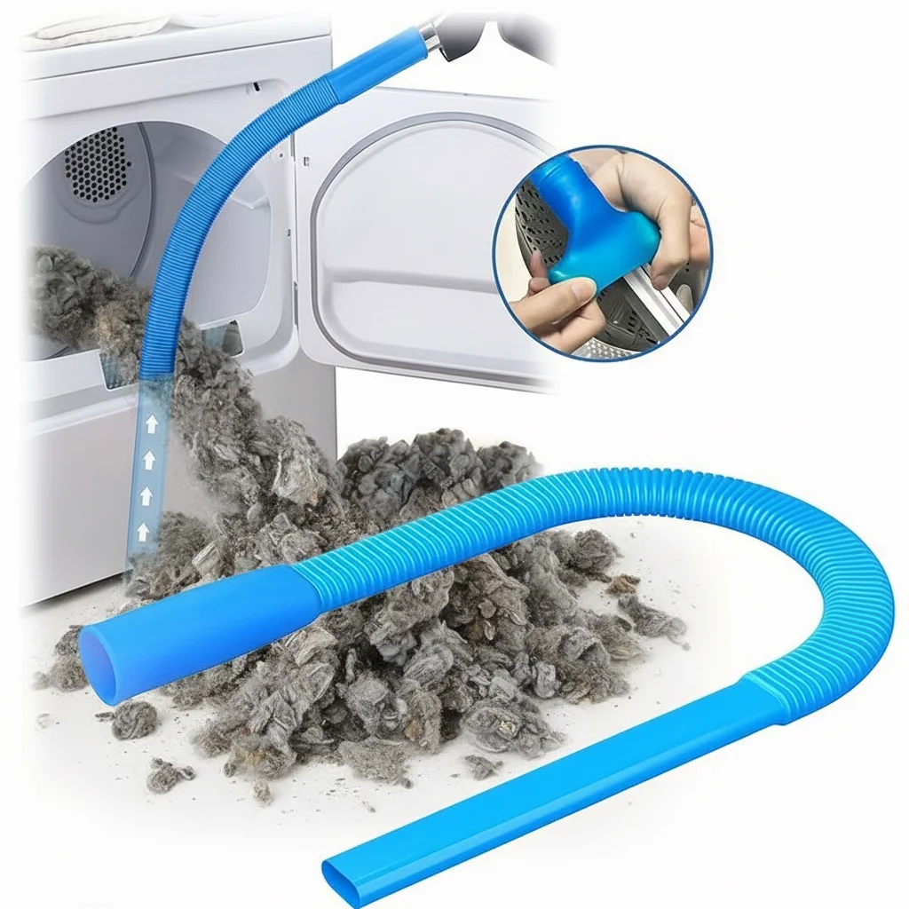 

1Pc Blue Dryer Exhaust Cleaner Hose Accessory for Efficient Cleaning and Maintenance