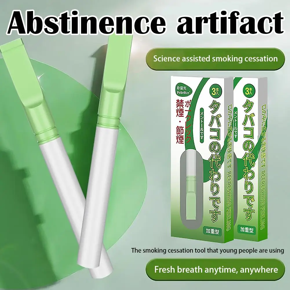Flavored Smoking-Cessation Sticks Replacement Inhaler Fresh Breath Aid Smoking-Cessation Support For Car And Train Travel Use view 3