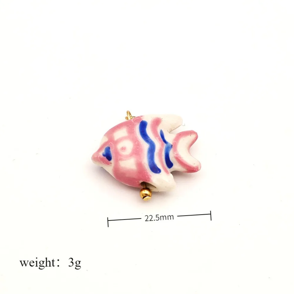 

Fashion Ocean Style DIY Mini Fish Necklace Jewelry Bohemia Fish Pendant Colorful Handmade Starfish Chain Choker Vacation