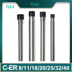 Tulx-ツールキャリア、エクステンションロッド、コレットチャクホルダー、CNCフライス盤、c6、c8、c10、c12、c16、c20、c25、c32、er11、er16、er20、er25、er32