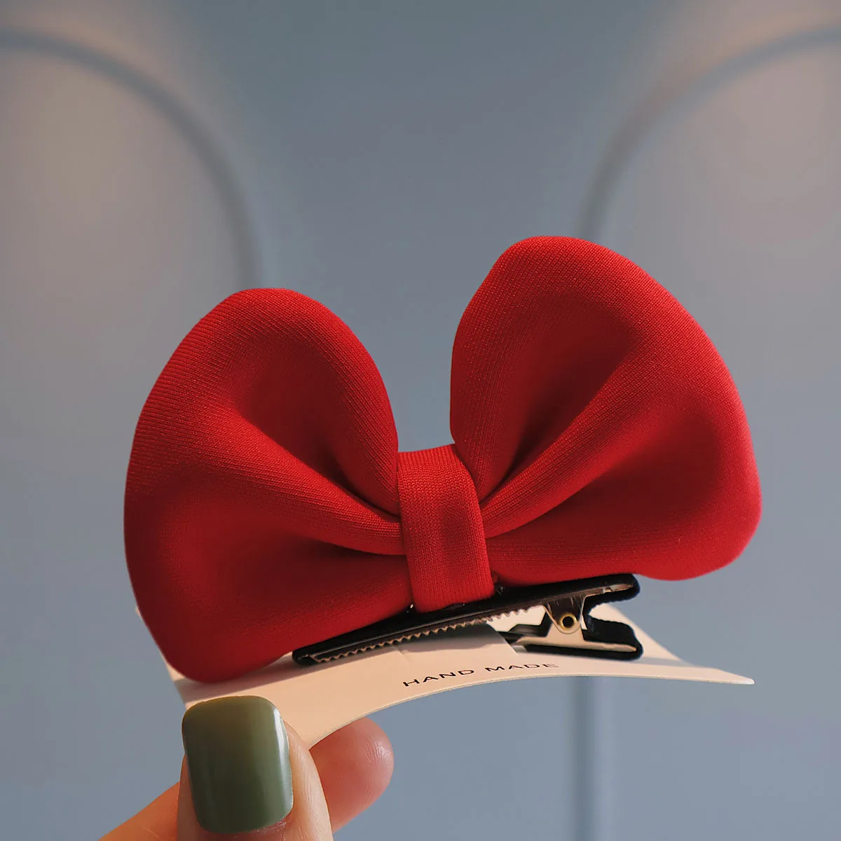 

Three-dimensional bow hairpin runaway princess side hairpin single duckbill hair clip hair accessory