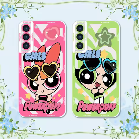 P-Powerpuff G-Girls Blossom Phone Case For Samsung Galaxy S24 S23 S22 S10 S25 S21 S20 Fe Note 20 Ultra 10 S25 Lite A04E Cover