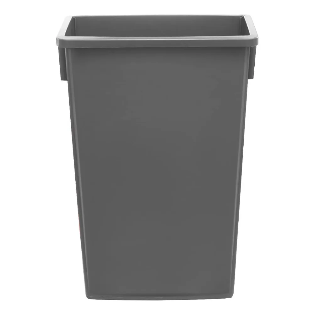 23 Gallon Slim Rectangular Waste Bin, Heavy-Duty Trash Can, Commercial Recycle Container, Durable Plastic Garbage Can