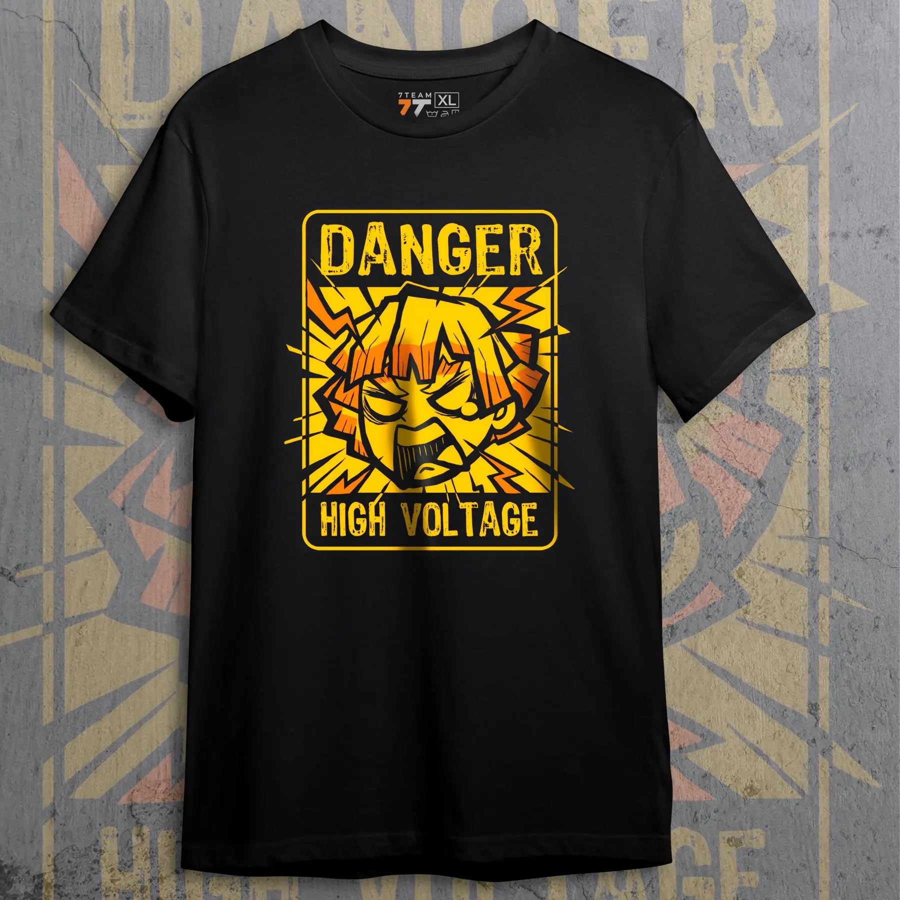 

Demon Slashing Blade Print T-Shirt - Zenitsu Danger