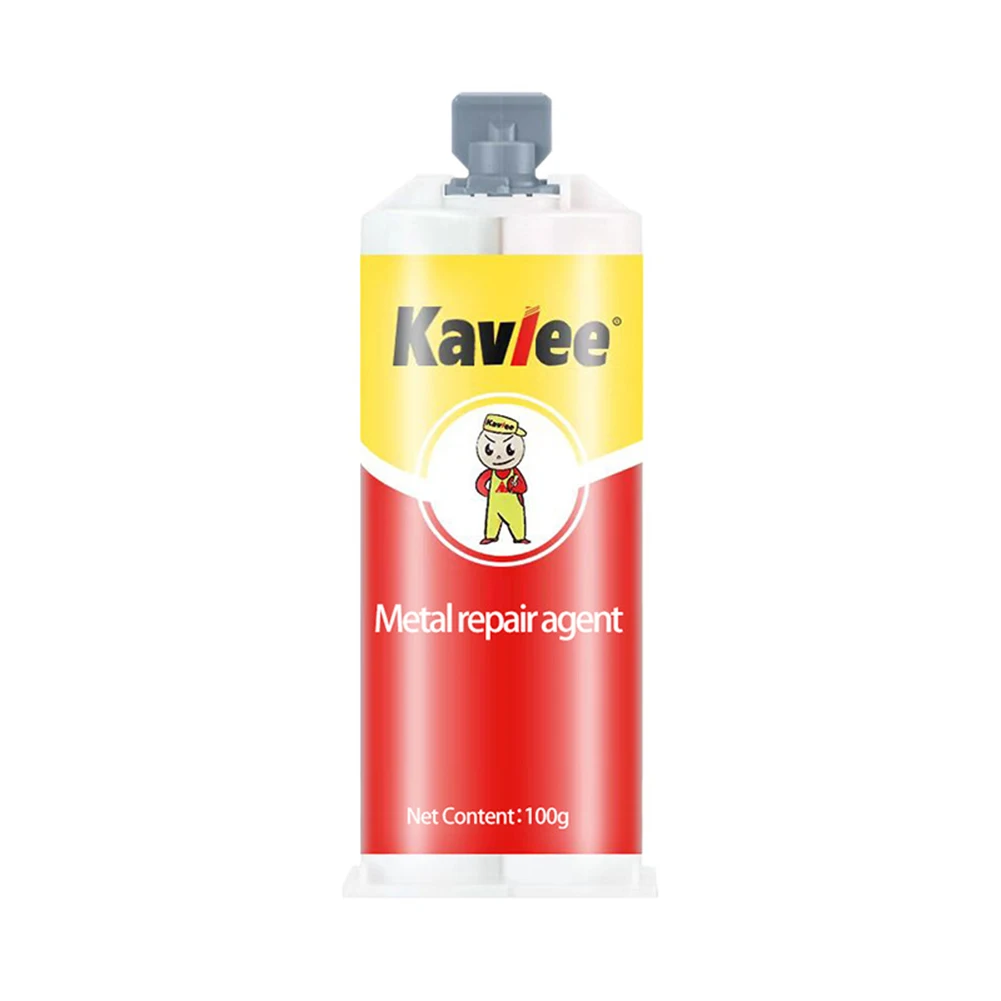 Metal Repair Adhesive Corrosion Preventive Casting Repair Glue Heat Resistance Quick Drying Waterproof for Steel Iron Aluminum