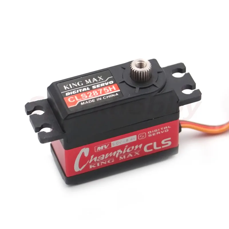 1PC KINGMAX CLS2875H 28g 11kg.cm Digital Metal Gears Mini Servos for RC 450 Airplane Helicopter Model Tail Swashplate