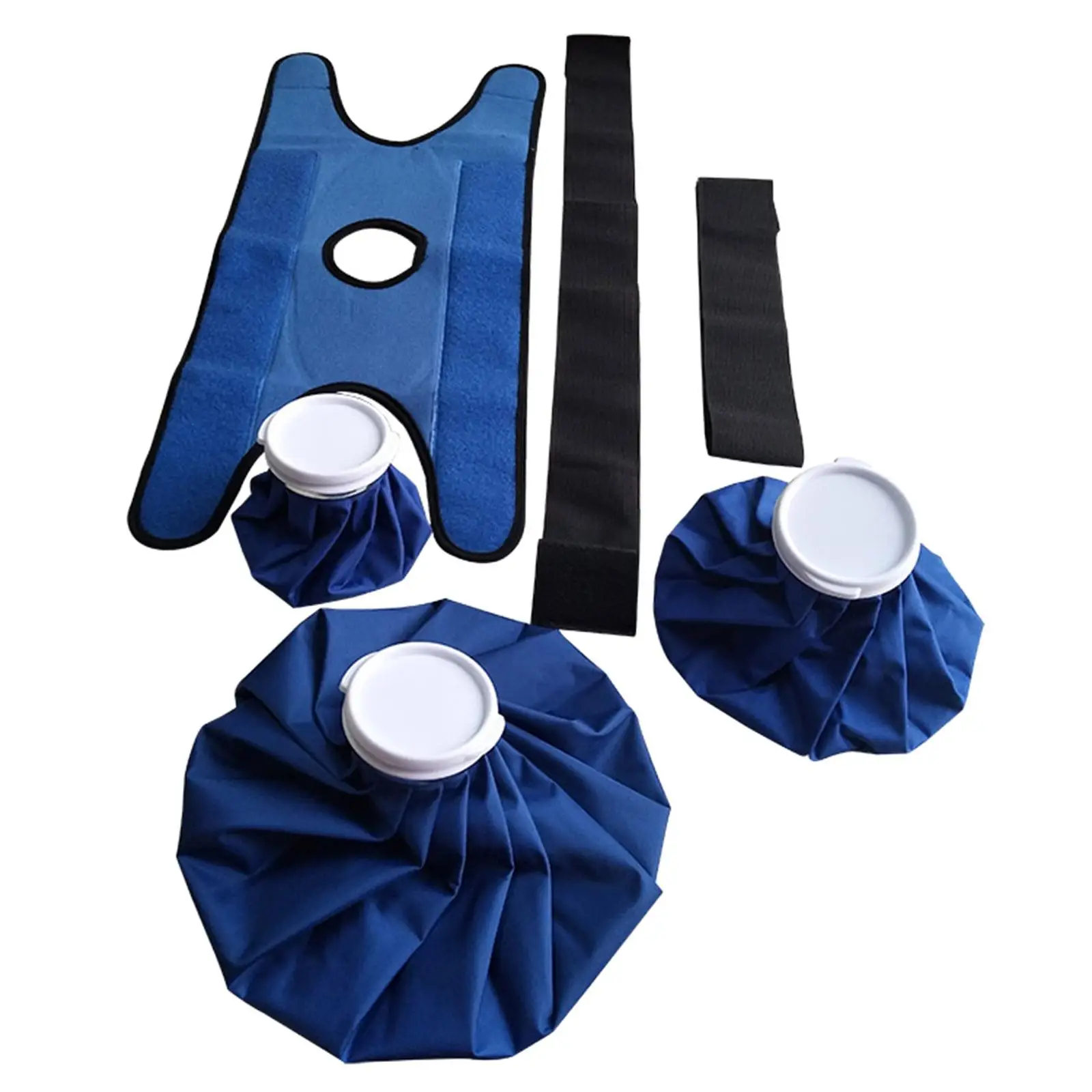 3 packs of ice packs with wrap for knee, leg, shoulder sprains bruises