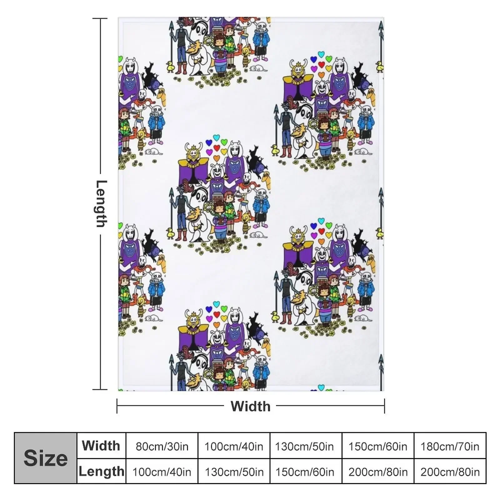 UNDERTALE Throw Blanket Decorative Beds Summer Decorative Sofas Blankets