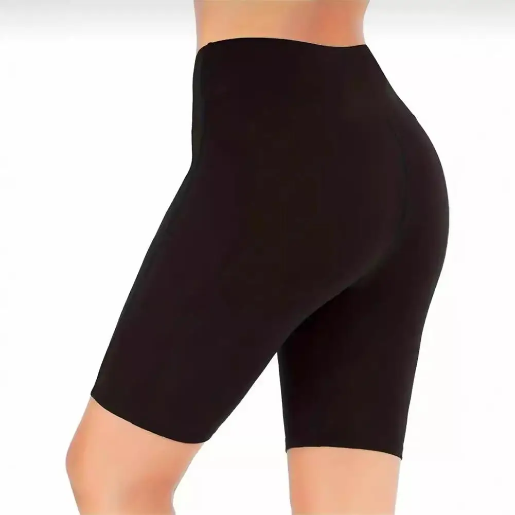 Peach Hip Shorts Casual Sports Shorts Medium Stretch Elasticity For Beach Vacation L Waist 70-78cm Hips 92cm Length 54cm