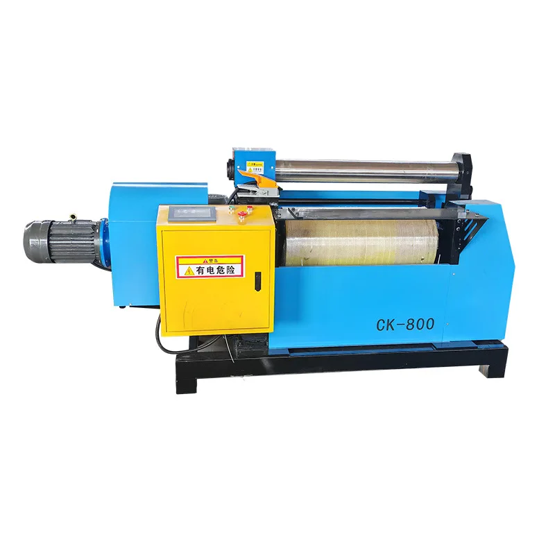 Two-shaft rounding machine, small motor, roller rolling machine, CNC automatic stainless steel iron plate rolling machine