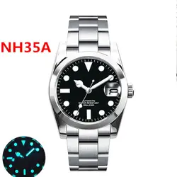 Custom Men Watch 10bars Waterproof nh35 Mechanical Watches Sapphire 36mm/39mm Oyster Bracelet Automatic Watch Relogio Masculino