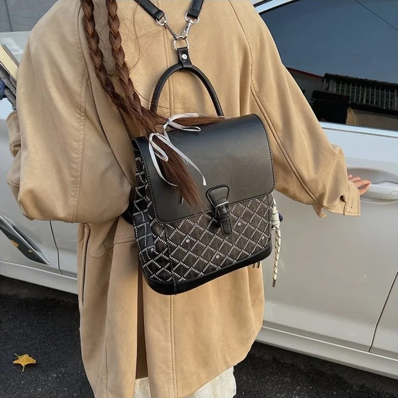 

Charming One Shoulder Female Bag 2025 New Model Stylish Maillard Style Crossbody Casual Daily Use Popular Exquisite Lightweight