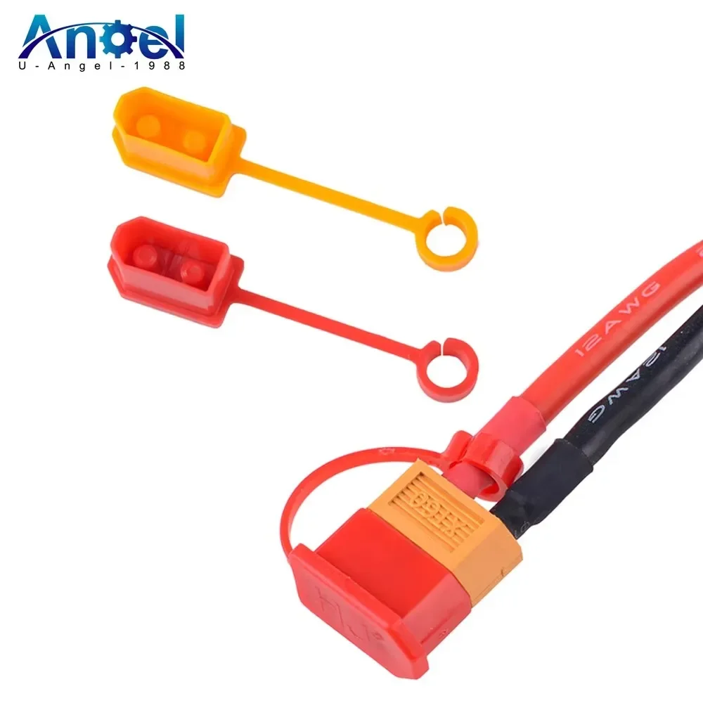 5 /10 /20PCS Red Orange XT60 Plug Terminal Insulated Protective Cover Caps Case Suitable for Rc Lipo Battery