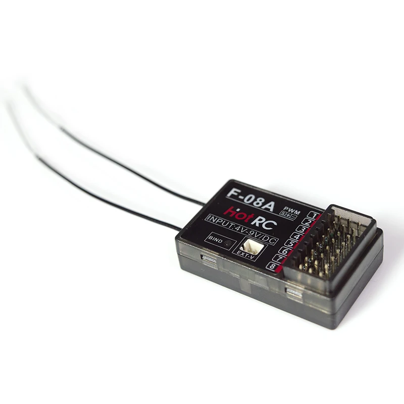 Hotrc DS-800 2.4Ghz 8CH FHSS Afstandsbediening F-08A F08A Ontvanger Kleurenscherm Voor RC Model Auto/Trawler/Visserijboot grasmaaier